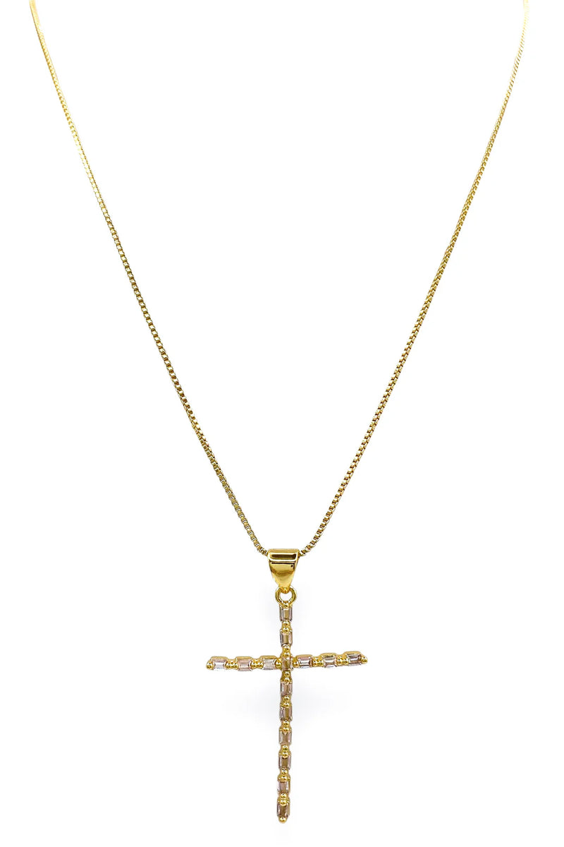 Gratitude Cross Necklace