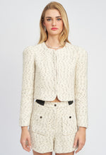 Boucle Cropped Jacket