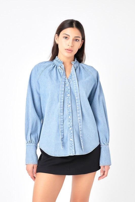 Dolly Denim Top