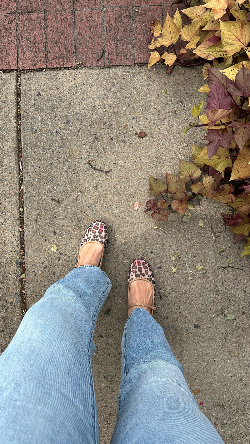 Viva Leopard Mesh Flats