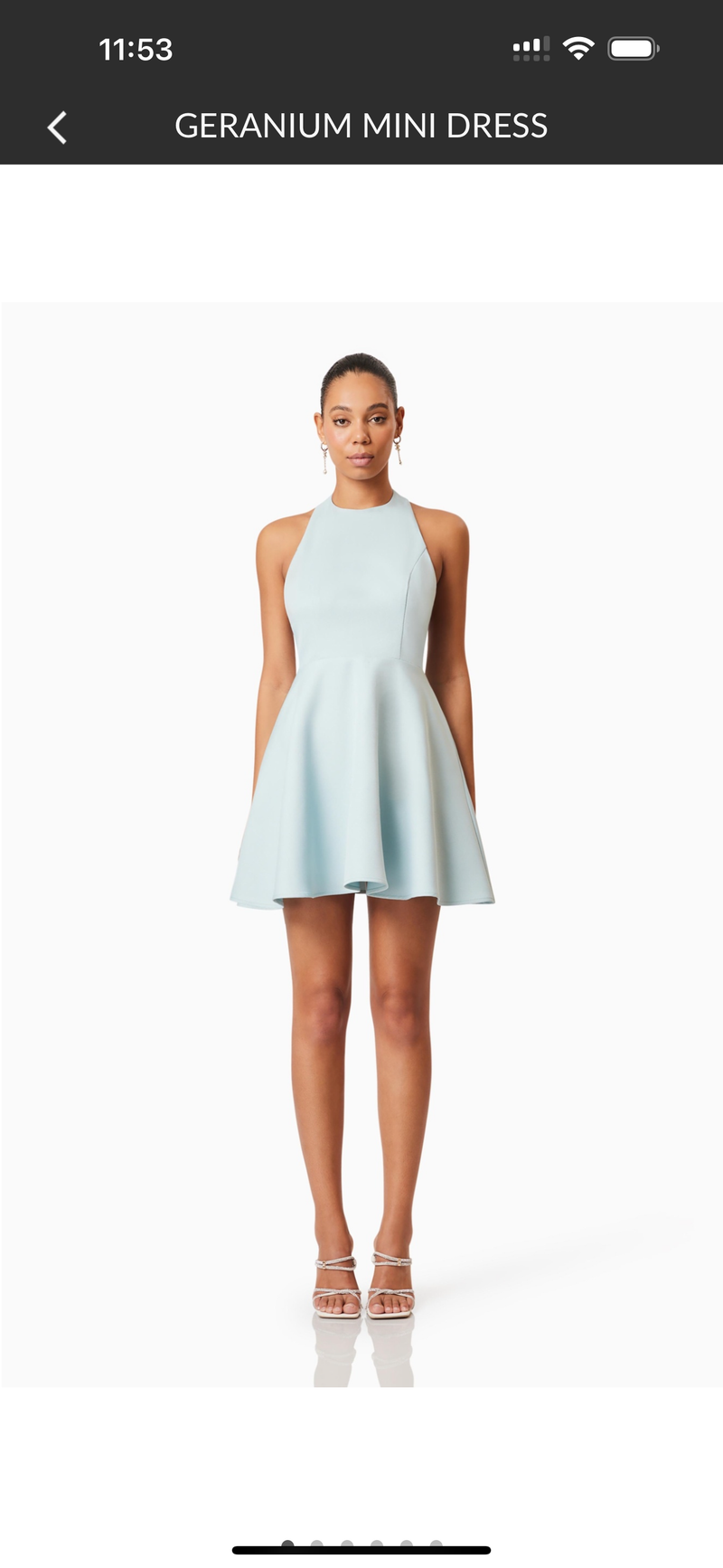 Geranium Mini Dress - Seafoam