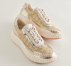 Dolen Knit Sneaker - Gold