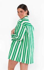 Berman Button Down Center Court Stripe