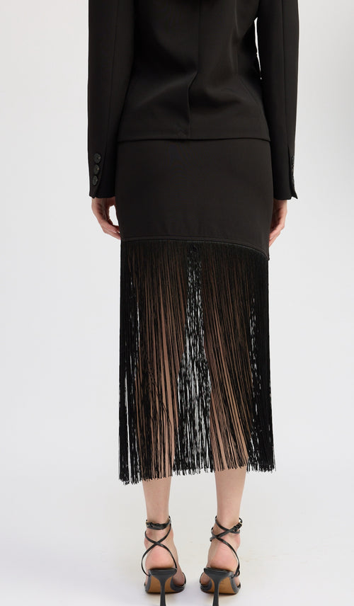 Estelle Fringe Mini Skirt