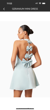 Geranium Mini Dress - Seafoam