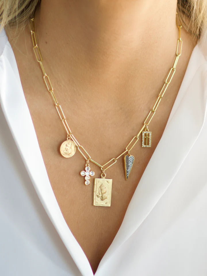 Confessions charm necklace