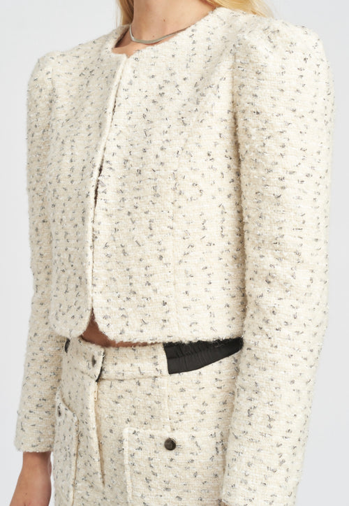 Boucle Cropped Jacket