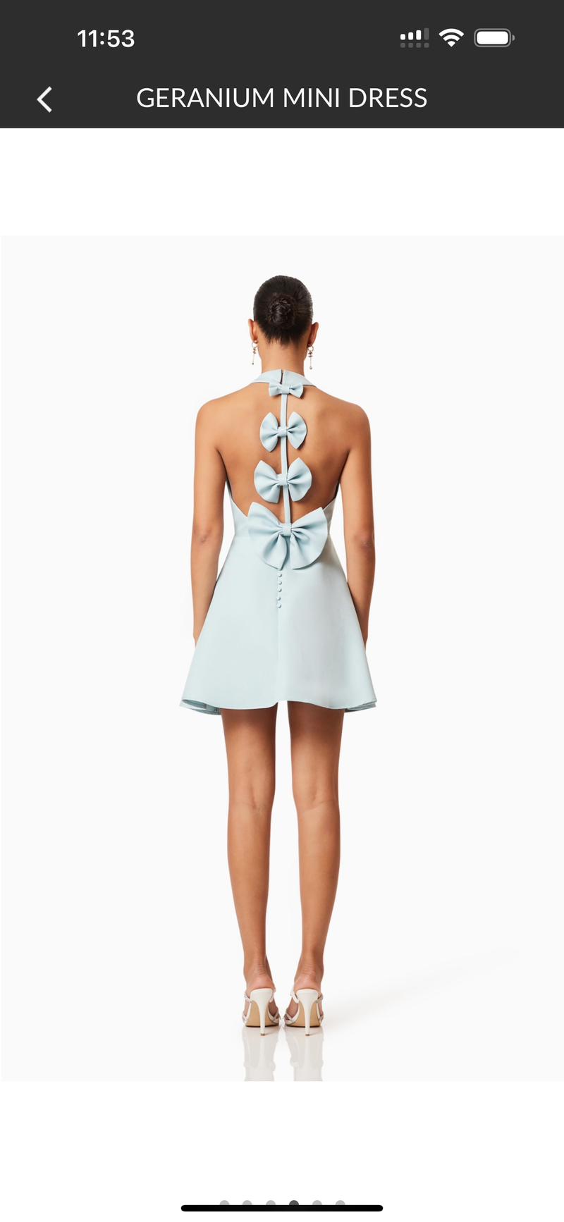 Geranium Mini Dress - Seafoam