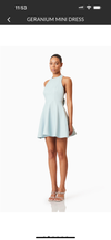 Geranium Mini Dress - Seafoam