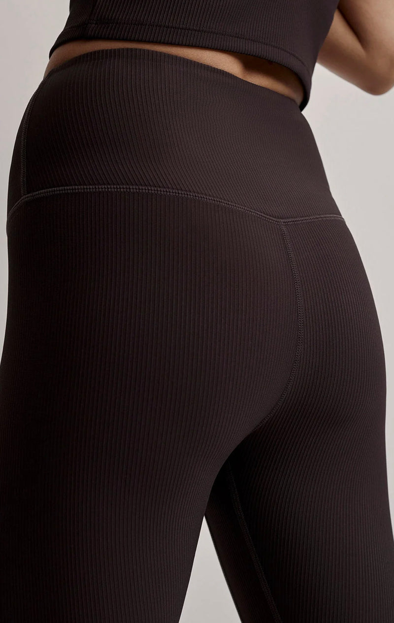 Let's Move Rib High Legging 25 - Chocolate Torte