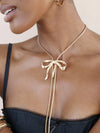 Bold Bow Necklace