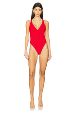 Cape May One Piece- Hot Tamale Red