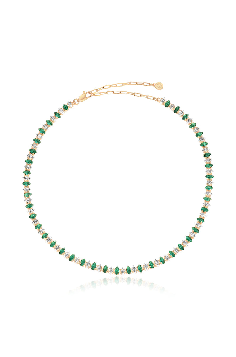 Emerald Marquise Necklace