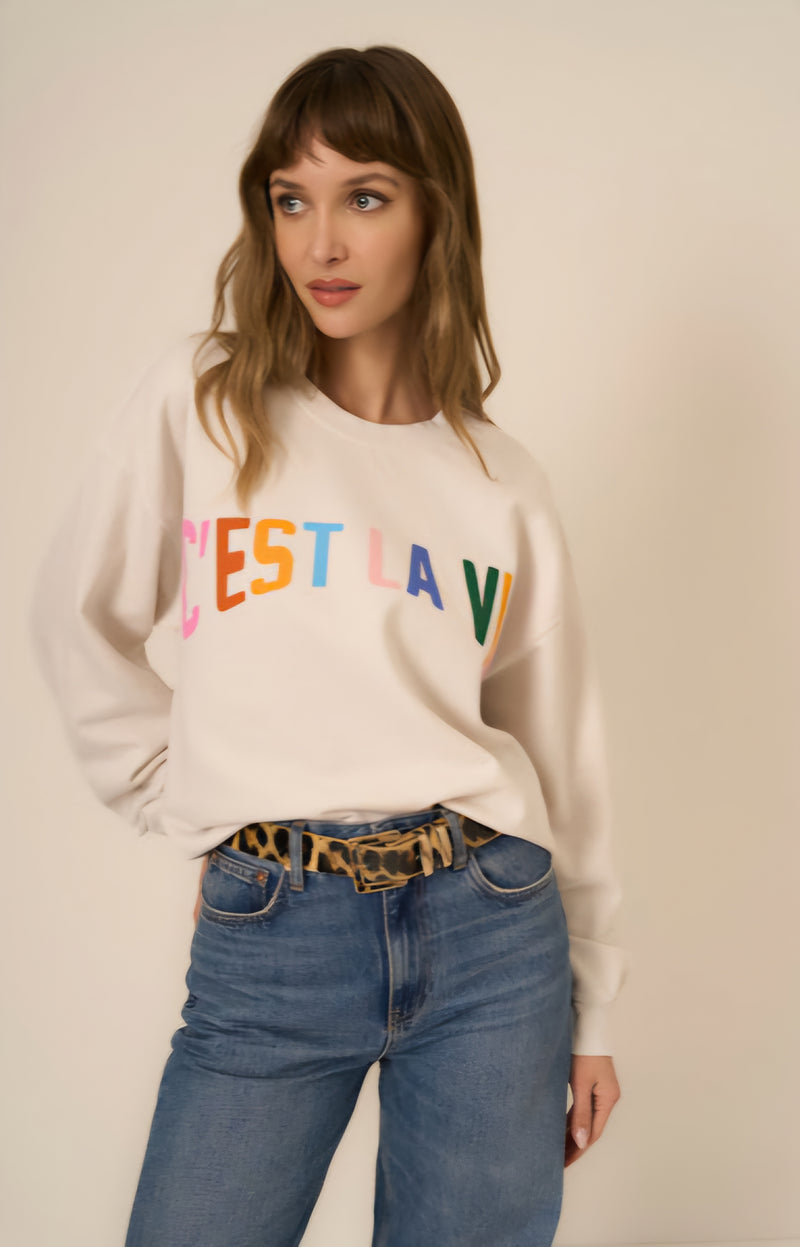 C'est La Vie Sweatshirt