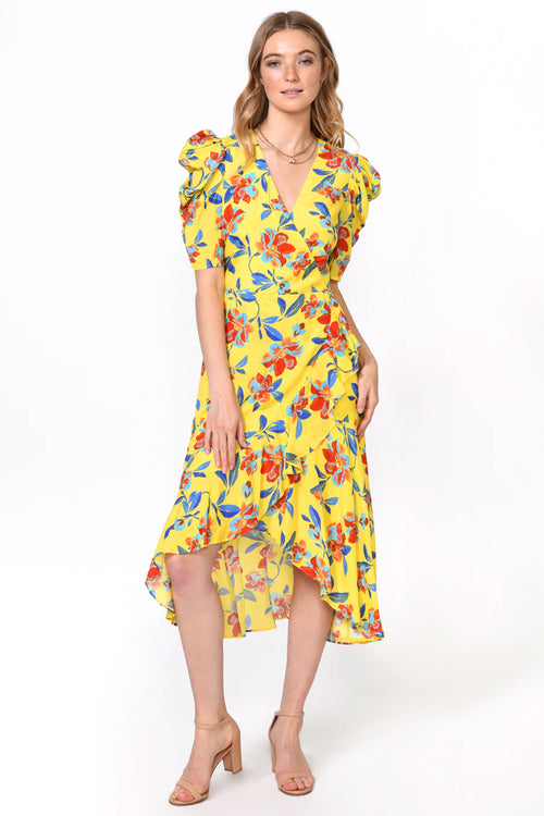 Brenda Floral Midi Dress