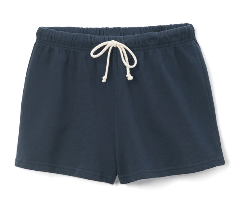 Aruba Fleece Short -- Navy