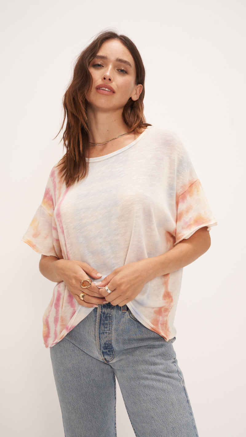 Yasuna Watercolor Dye Textured Tee