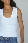 Jordan Ribbed U Neck Tank