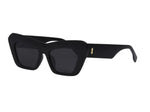 Bella Sunglasses- Black/Smoke Polarized