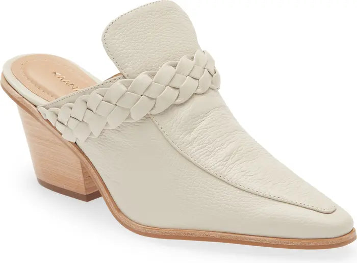 Turin Loafer Mule Bootie-Ivory